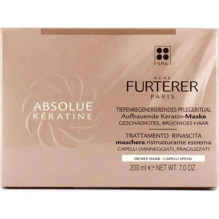 Rene Furterer Absolute Keratine Ultimate Repairing Відновлююча маска для волосся 200 мл: ціни та характеристики