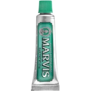 Marvis Classic Strong Mint Зубная паста против зубного налета и кариеса 10 мл