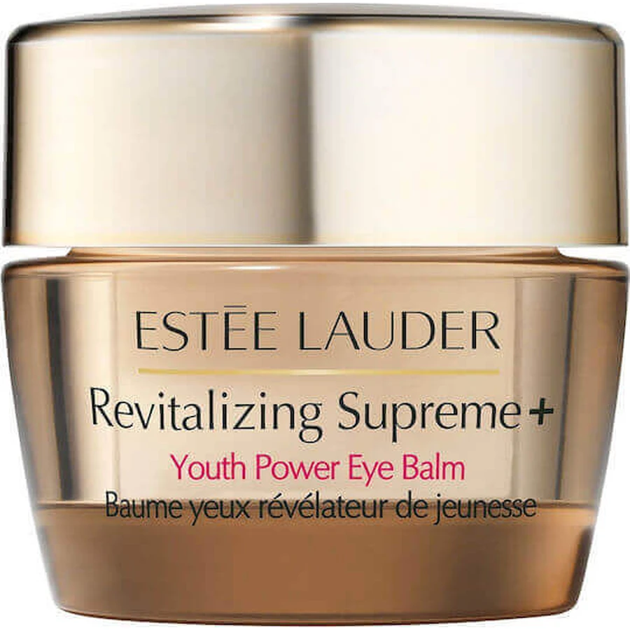 Estee Lauder Revitalising Supreme+ Youth Power Антивіковий та регенеруючий бальзам для шкіри навколо очей проти зморшок для освітлення з гіалуроновою кислотою 15 мл: ціни та характеристики