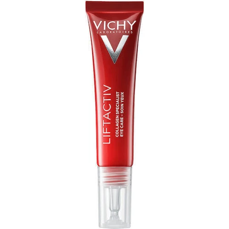 Vichy Liftactiv Collagen Specialist Увлажняющий и антивозрастной крем для век против морщин для осветления с коллагеном 15 мл: цены и характеристики