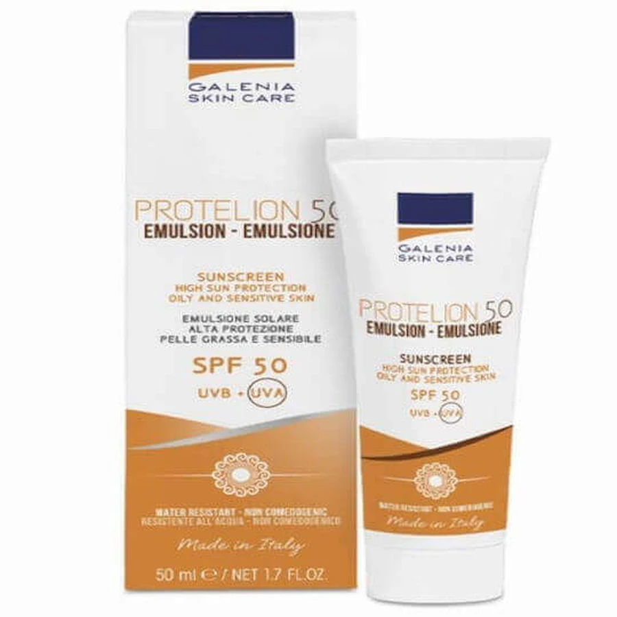 Galenia Skin Care Protelion Protelion Emulsion Water-Resistant Facial Sun Cream SPF50 50ml: цены и характеристики