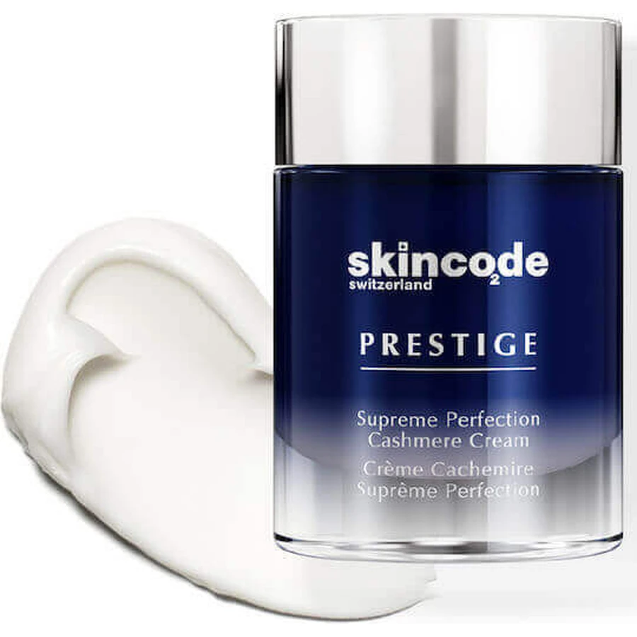 Skincode Supreme Perfection Cashmere Зволожуючий денний крем для обличчя з гіалуроновою кислотою та колагеном 50мл: ціни та характеристики