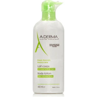 A-Derma 24h Hydration Зволожуючий регенеруючий лосьйон для сухої та чутливої шкіри 400мл