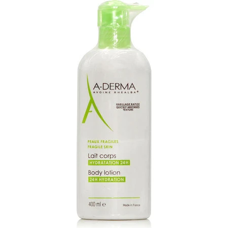 A-Derma 24h Hydration Зволожуючий регенеруючий лосьйон для сухої та чутливої шкіри 400мл: ціни та характеристики