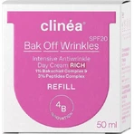 Clinea Bak Bak off Wrinkles Rich Refill Антивіковий денний крем для обличчя SPF20 з пантенолом і пептидами 50 мл: ціни та характеристики