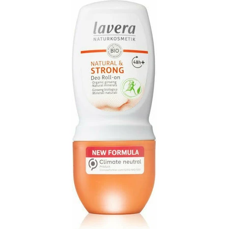 Дезодорант Lavera Natural & Strong Deo Дезодорант натуральний 48-годинний дезодорант у рулоні без алюмінію 50 мл: ціни та характеристики