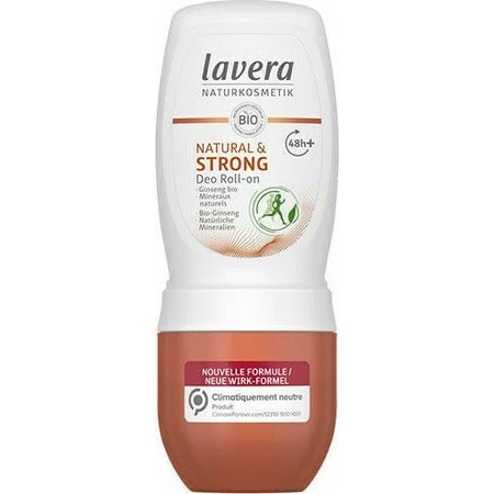 Дезодорант Lavera Natural & Strong Deo Дезодорант натуральний 48-годинний дезодорант у рулоні без алюмінію 50 мл: ціни та характеристики