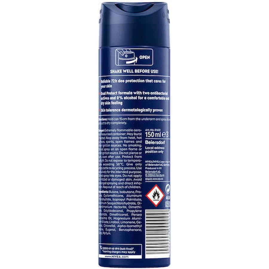 Nivea Dry Impact Deodorant 48h Дезодорант-спрей 150 мл: цены и характеристики