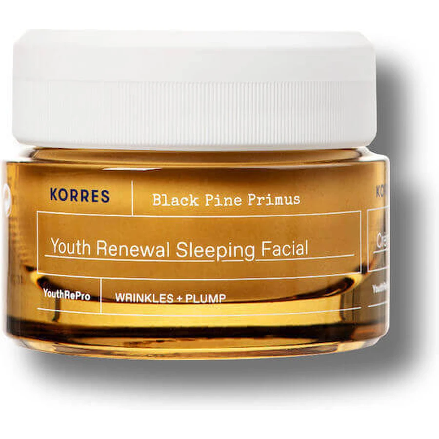 Korres Black Pine Primus Примус Антивозрастной и осветляющий ночной крем для лица с гиалуроновой кислотой 40 мл: цены и характеристики