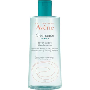 Міцелярна вода для зняття макіяжу Eau Thermale Avène Cleanance Міцелярна вода для зняття макіяжу для шкіри, схильної до акне 400мл