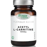 Power Of Nature Platinum Range Ацетил L-Карнитин 500 мг 30 капс