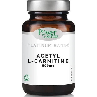 Power Of Nature Platinum Range Ацетил L-карнітин 500 мг 30 капс.