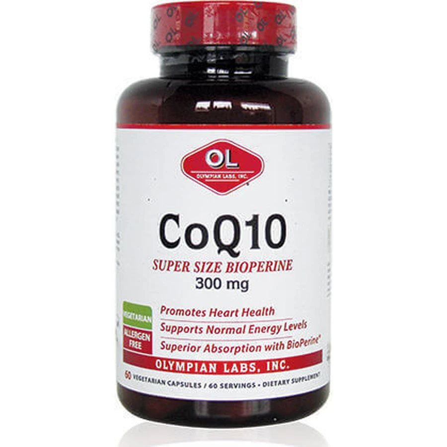 Olympian Labs CoQ10 Super Size BioPerine 300mg 60 caps: цены и характеристики