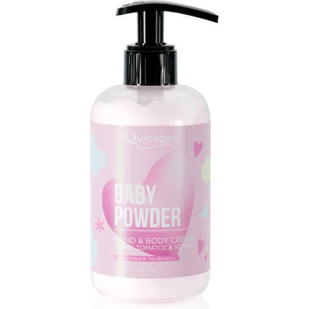 Крем для тіла Quickgel Baby Powder Зволожуючий для всіх типів шкіри 300мл: ціни та характеристики