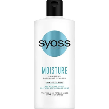 Зволожуючий кондиціонер Syoss Moisture Kaede Tree Water для сухого волосся 440 мл: ціни та характеристики