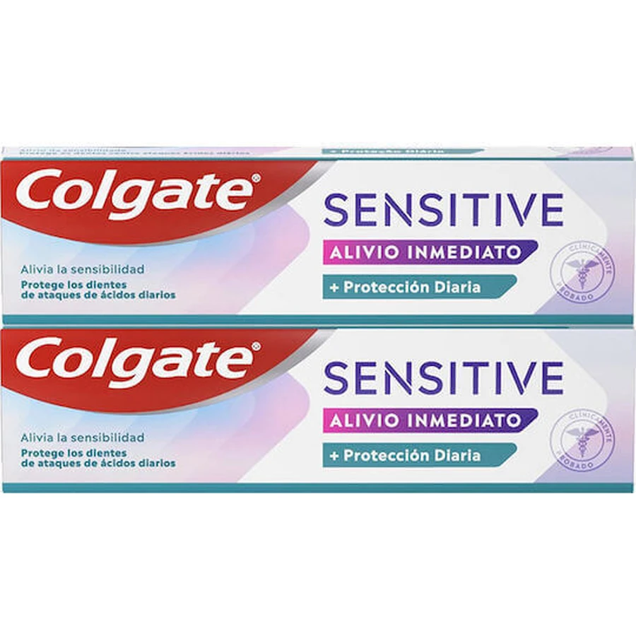 Зубная паста Colgate SENSITIVE INSTANT RELIEF DAILY PROTECTION 2х75 мл: цены и характеристики