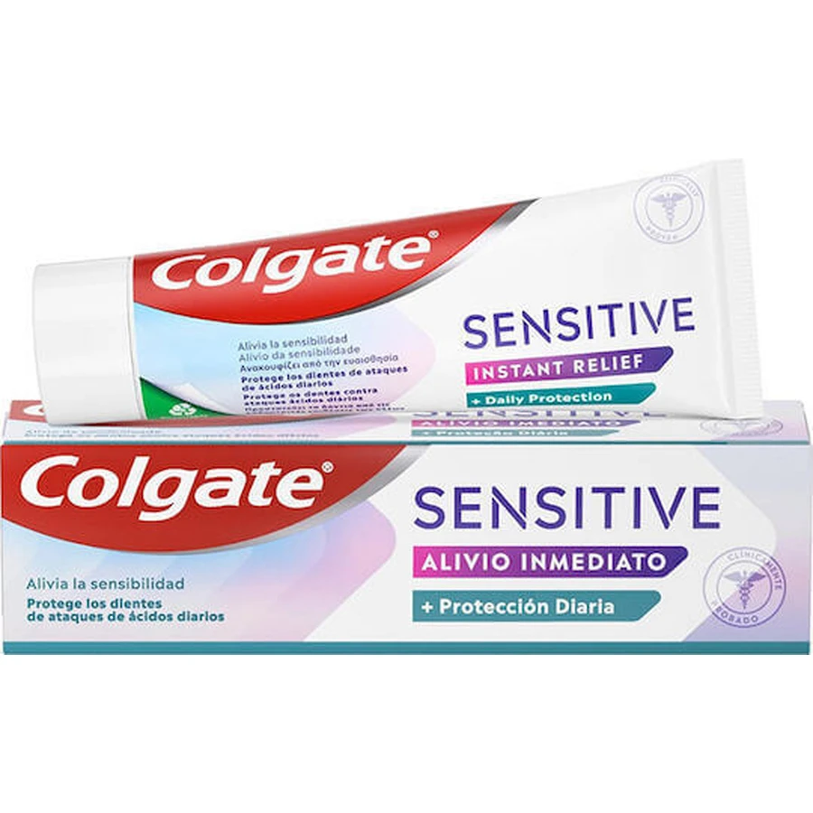 Зубная паста Colgate SENSITIVE INSTANT RELIEF DAILY PROTECTION 2х75 мл: цены и характеристики