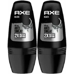 Дезодорант-антиперспірант Axe Black Anti Sweat Антиперспірант 48h Roll-On Deodorant 2х50мл: ціни та характеристики