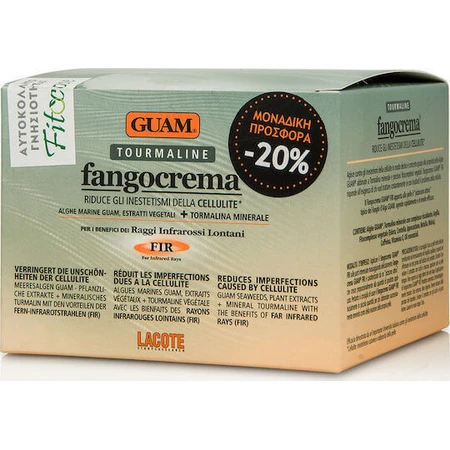 Guam Tourmaline Fangocrema Mud Mud Cellulite Cream 300ml Guam Tourmaline Fangocrema Mud Cellulite Cream 300ml: ціни та характеристики