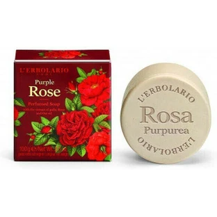 L' Erbolario Rosa Purpurea Hand Soap Bar 100gr
