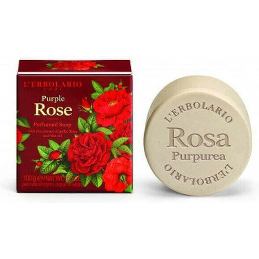 L' Erbolario Rosa Purpurea Hand Soap Bar 100gr: цены и характеристики