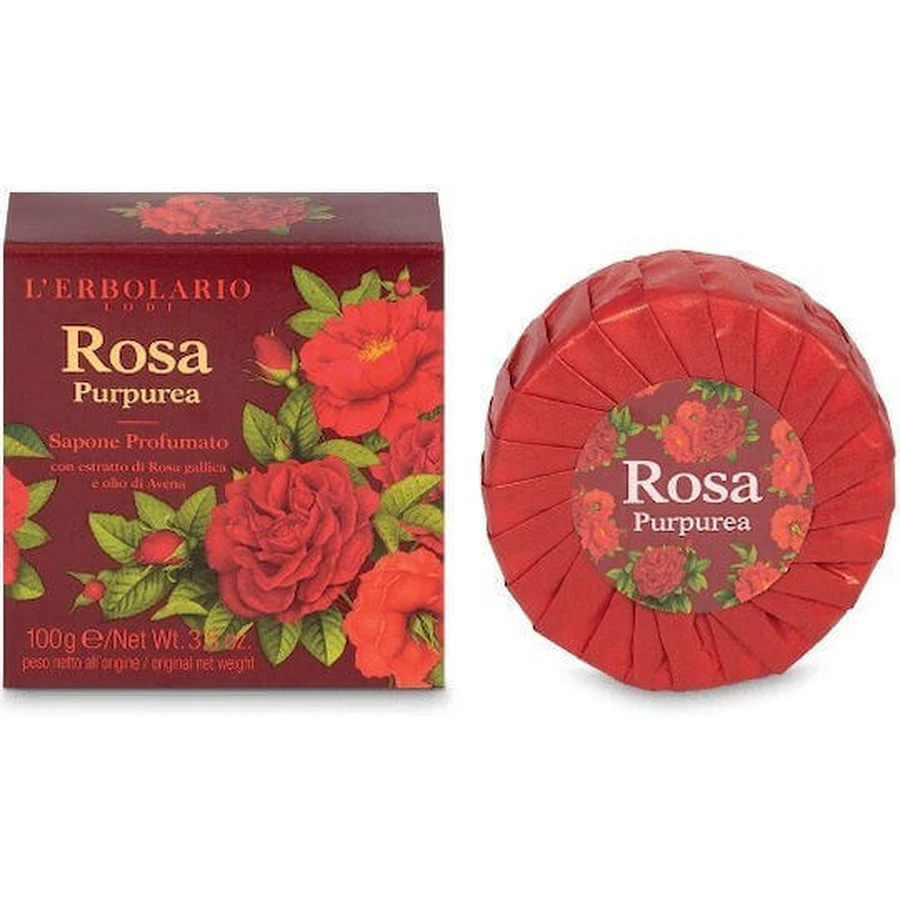 L' Erbolario Rosa Purpurea Hand Soap Bar 100gr: цены и характеристики