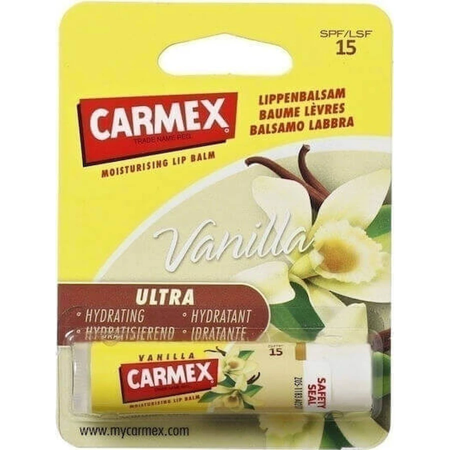 Carmex Ультра бальзам для губ SPF15 Ваніль 4.25гр: ціни та характеристики