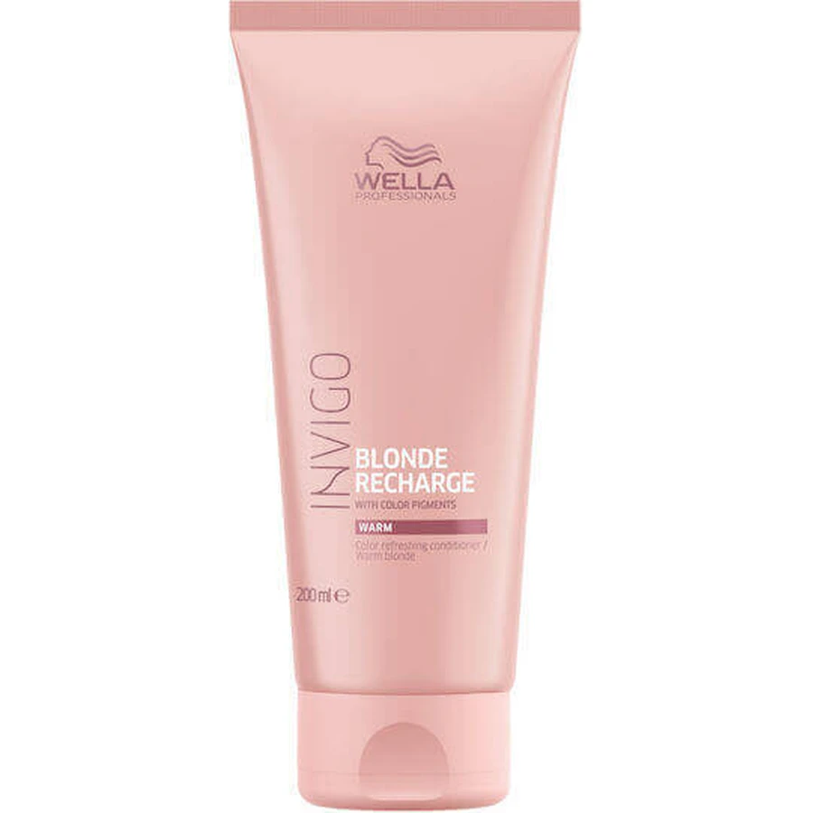 Wella Invigo Blonde Recharge Теплий кондиціонер для підтримання кольору блонд для фарбованого волосся 200 мл: ціни та характеристики