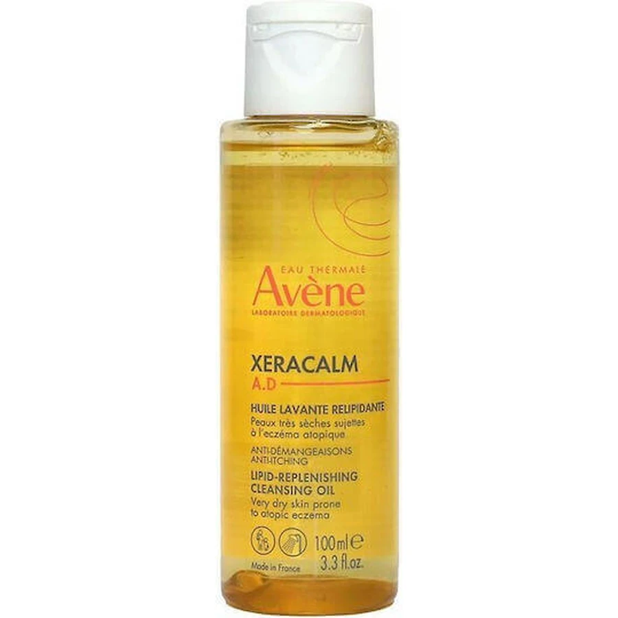 Eau Thermale Avène XeraCalm A.D. Очищувальна олія для тіла та волосся, що підходить для атопічної шкіри 100 мл: ціни та характеристики