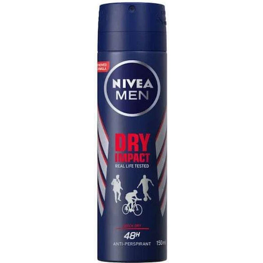 Nivea Men Dry Impact 72h Дезодорант 72h спрей 150 мл: цены и характеристики