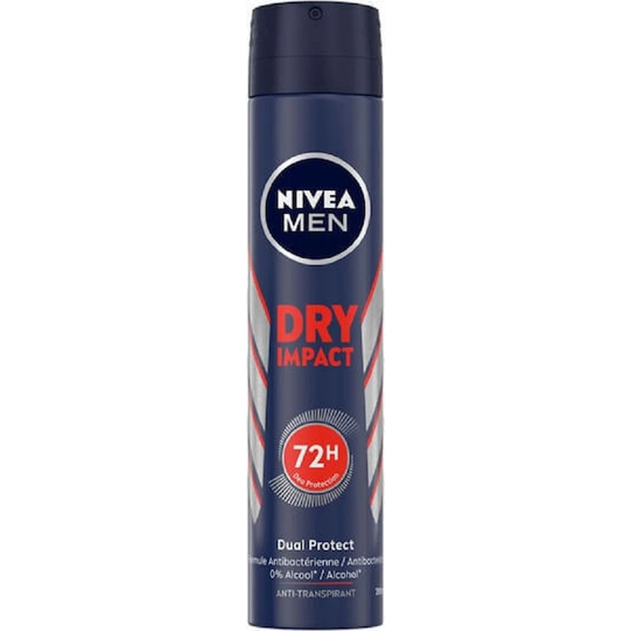 Nivea Men Dry Impact 72h Дезодорант 72h спрей 150 мл: цены и характеристики