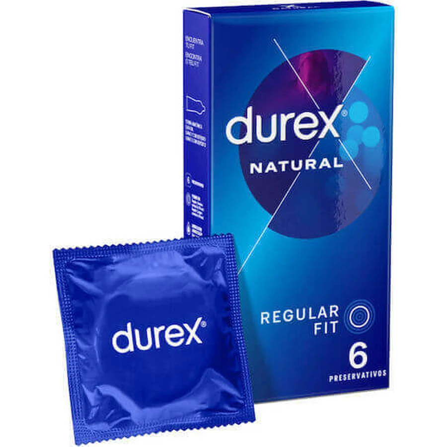 Durex Пресервант натуральний 6шт: ціни та характеристики