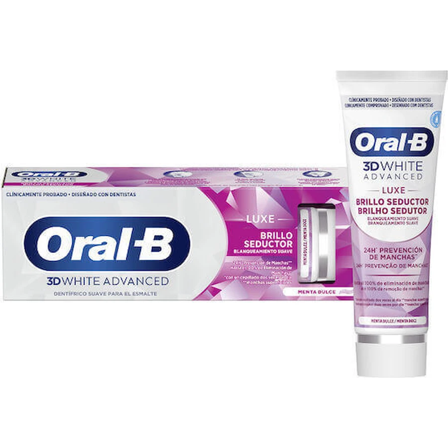 Відбілююча зубна паста Oral-B 3D Glamorous Glamourous Whitening Зубна паста 75мл: ціни та характеристики
