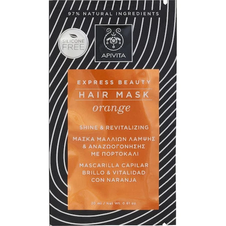 Apivita Express Beauty Orange Shine Маска для блеска волос 20 мл: цены и характеристики