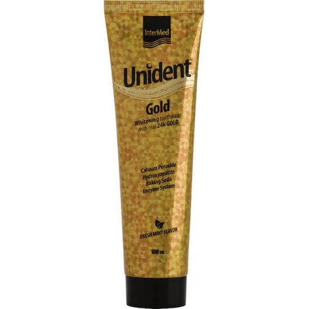 InterMed Unident Gold Отбеливающая зубная паста 100 мл: цены и характеристики