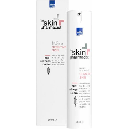 InterMed The Skin Pharmacist 24-годинний крем для обличчя проти почервоніння з гіалуроновою кислотою та алое вера 50мл: ціни та характеристики