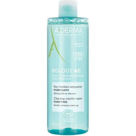 A-Derma Biology AC Мицеллярная вода для снятия макияжа с лица 400 мл: цены и характеристики