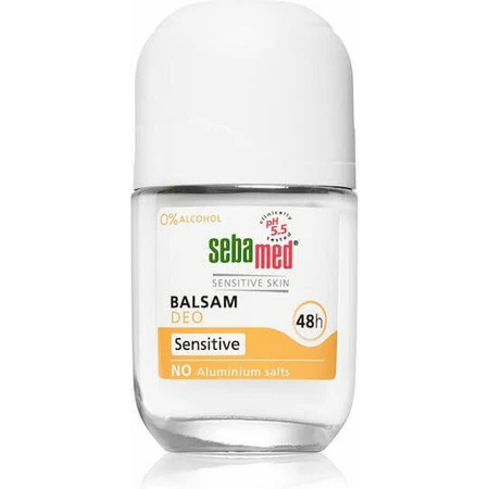 Sebamed Sensitive Skin 48h Roll-On Deodorant Balm Free Aluminium Free 50ml: цены и характеристики
