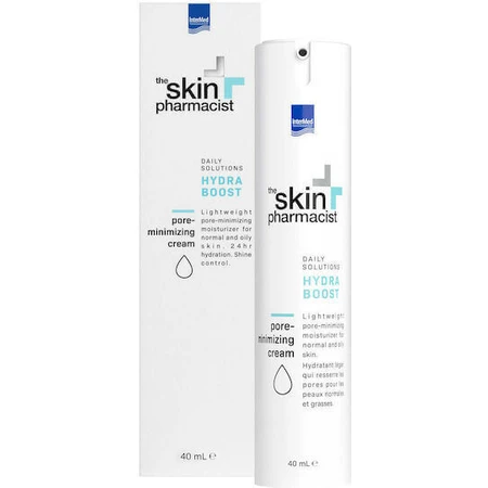 InterMed Skin Pharmacist Hydra Boost Зволожуючий крем для обличчя 24 години з алое вера 40 мл для мінімізації пор: ціни та характеристики