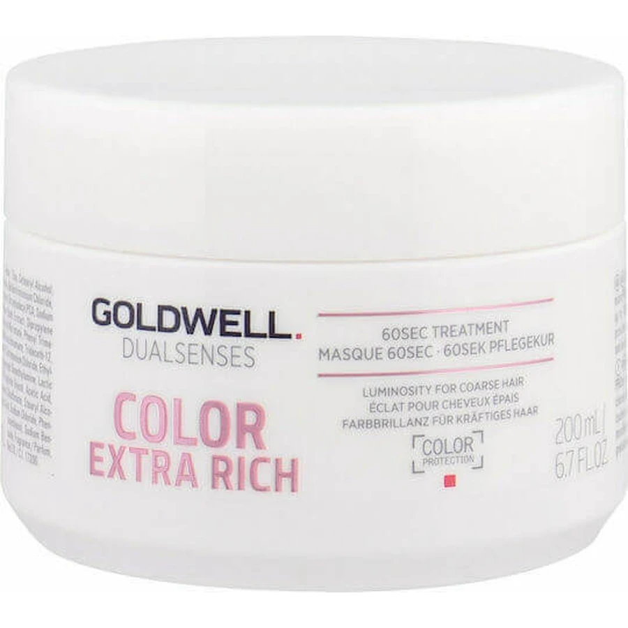 Goldwell Dualsenses Dualsenses Color Extra Rich 60sec Treatment 200ml Маска для волос, сохраняющая цвет 200ml: цены и характеристики
