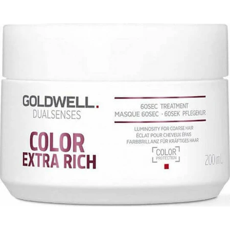 Goldwell Dualsenses Dualsenses Color Extra Rich 60sec Treatment 200ml Маска для волос, сохраняющая цвет 200ml: цены и характеристики