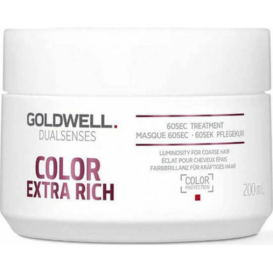 Goldwell Dualsenses Dualsenses Color Extra Rich 60sec Treatment 200ml Маска для волос, сохраняющая цвет 200ml: цены и характеристики