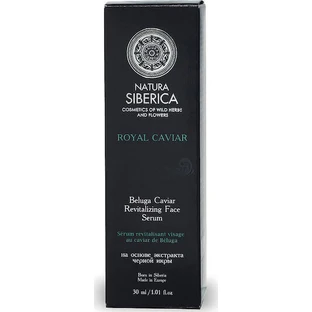Natura Siberica Absolut Beluga Відновлююча антивікова сироватка для обличчя з ікрою та пептидами 30 мл