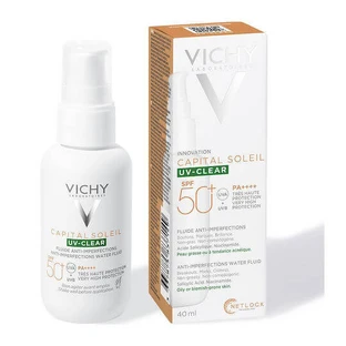 Vichy Capital Soleil UV-Clear Солнцезащитный лосьон для лица SPF50 40 мл