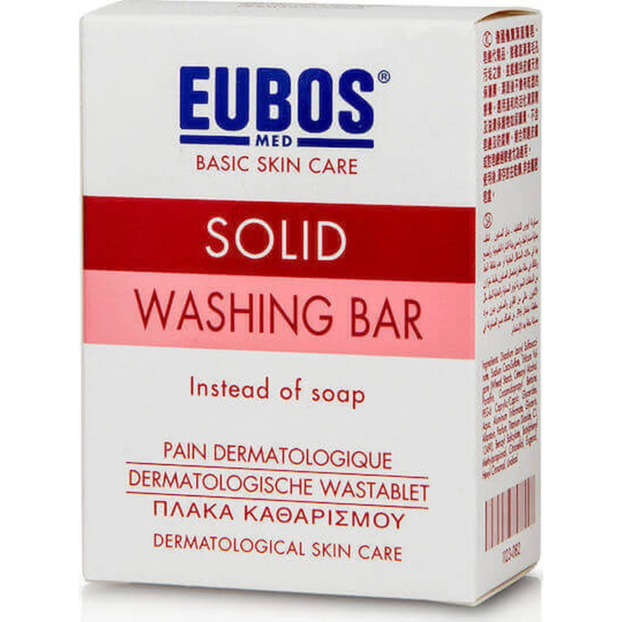 Eubos Red Solid Washing Bar Soap Body Bar 125gr: цены и характеристики