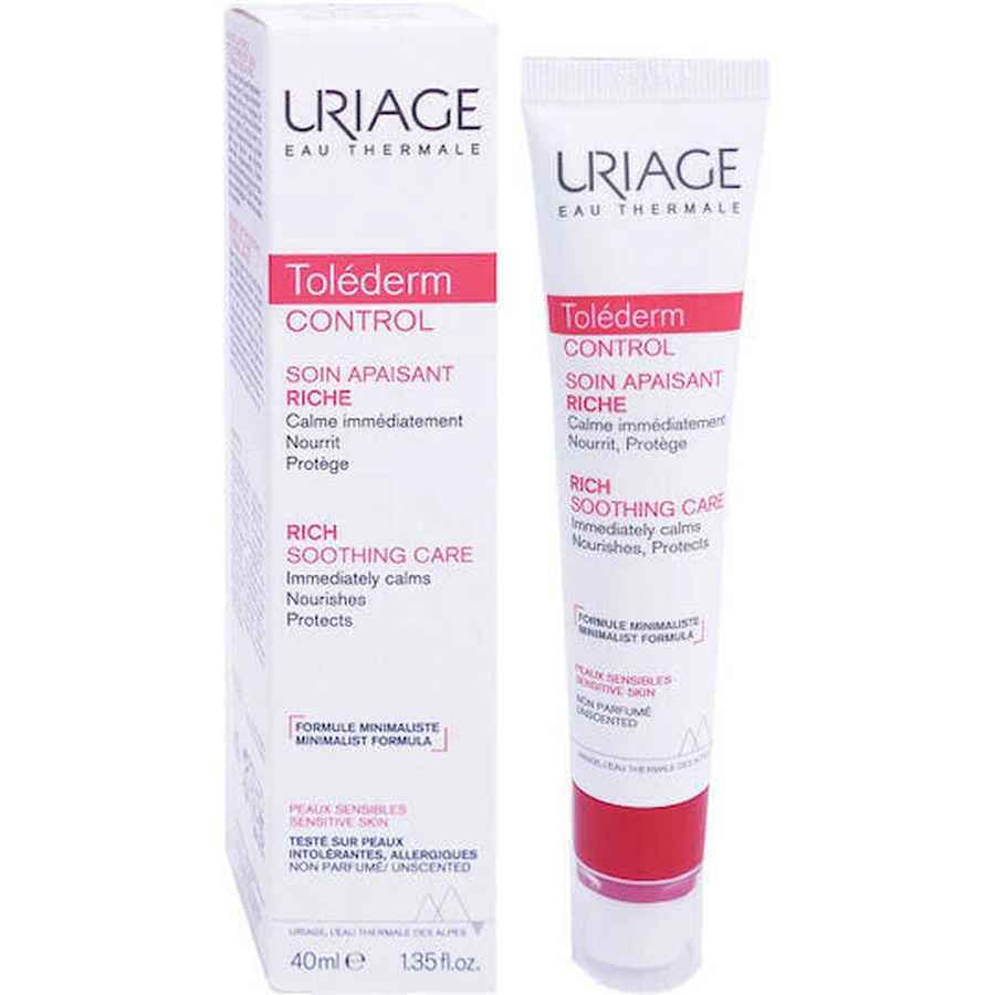 Uriage Tolederm Tolederm Control Rich Moisturising and Blemish Control Day Face Cream 40ml: цены и характеристики