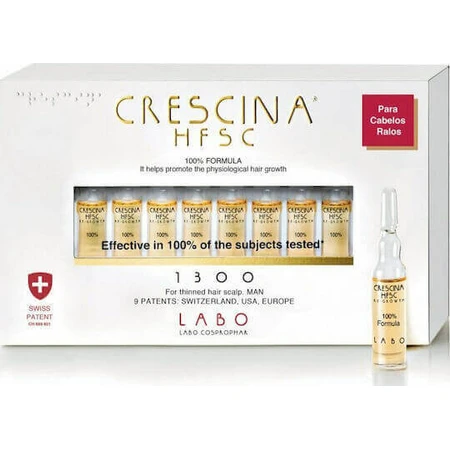 Labo Crescina HFSC 100% 1300 Hair ампула від випадіння волосся для чоловіків 20х3,5мл: ціни та характеристики