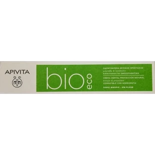 Apivita Bio-Eco Зубна паста без фтору від гінгівіту, зубного нальоту та карієсу з фенхелем та прополісом Ecological Eco Eco 75мл