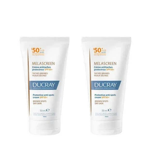 Ducray Melascreen UV SPF 50+ Rich Waterproof Cream Сонцезахисний крем для обличчя SPF50+ 2х40мл