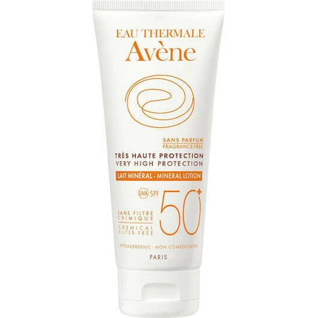 Eau Thermale Avène Минеральный водостойкий солнцезащитный крем для тела SPF50 100 мл: цены и характеристики